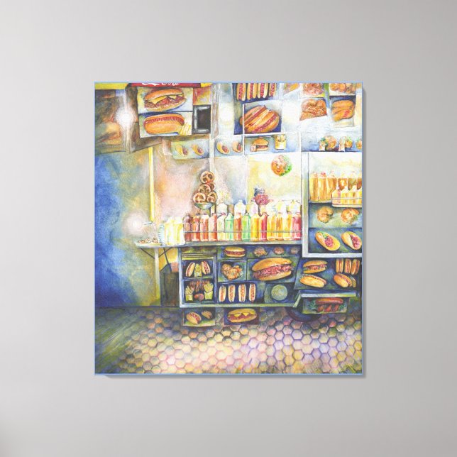 Impressão Em Tela Perigosamente Próximo de Divertimento (Frente)