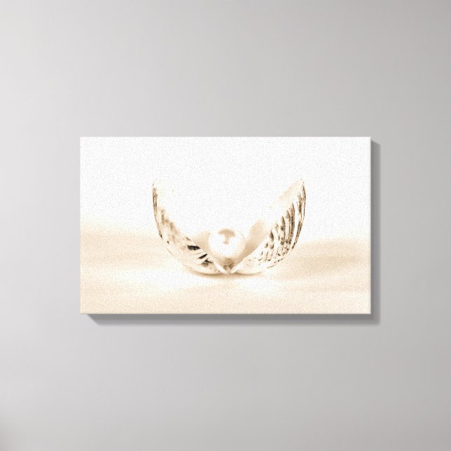 Impressão Em Tela pérola em casca (Frente)