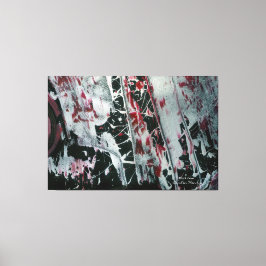 Impressão Em Tela Pérola Preta Nomeada E Assinada