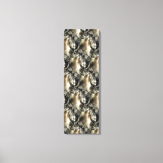 Impressão Em Tela Pérolas Douradas (Frente)
