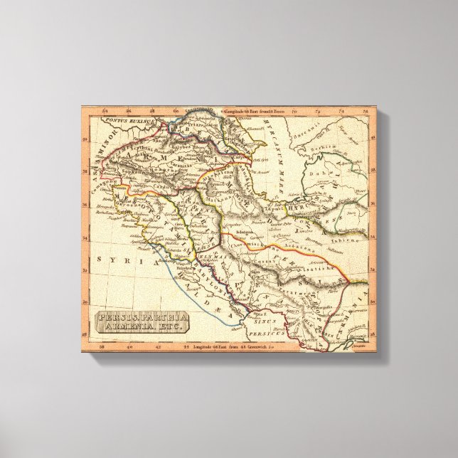 Impressão Em Tela Persis, Parthia, Armênia (Frente)