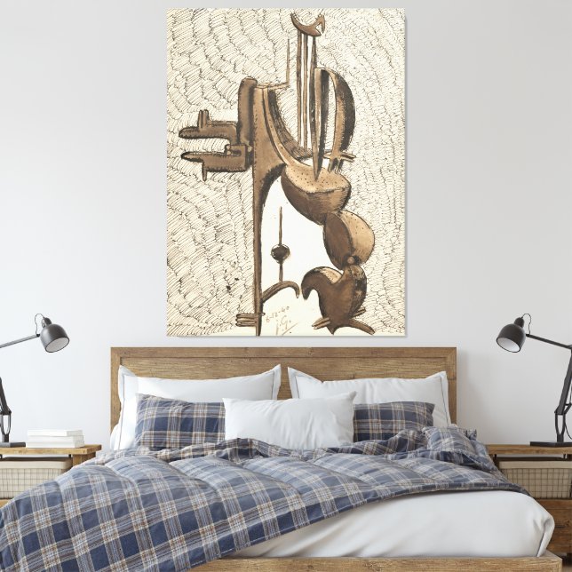 Impressão Em Tela Personagem poderoso  (Insitu(Quarto))