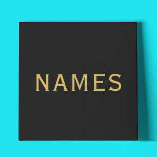Impressão Em Tela Personalizado Com Sobrenome ou Apelido