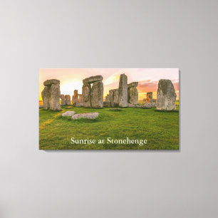 Impressão Em Tela Personalizado Legendário Stonehenge no Sunrise