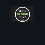 Impressão Em Tela personalizado, único, elegante e minimalista hersh<br><div class="desc">Este design é acessível a todos. Sinta-se à vontade para personalizar o logotipo,  imagens,  texto e cores de acordo com suas preferências. Muito obrigado.</div>