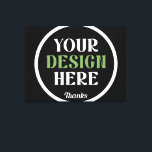 Impressão Em Tela personalizado, único, elegante e minimalista hersh<br><div class="desc">Este design é acessível a todos. Sinta-se à vontade para personalizar o logotipo,  imagens,  texto e cores de acordo com suas preferências. Muito obrigado.</div>