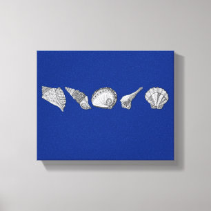 Impressão Em Tela Personalizar Esta Arte Original Da Seashell