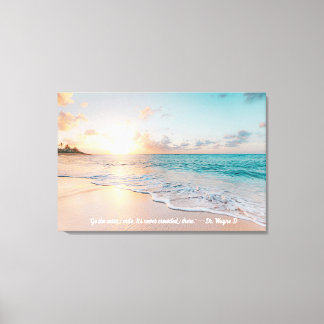Impressão Em Tela Personalizar pintura digital - Sea Beach Sunset
