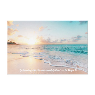 Impressão Em Tela Personalizar pintura digital - Sea Beach Sunset