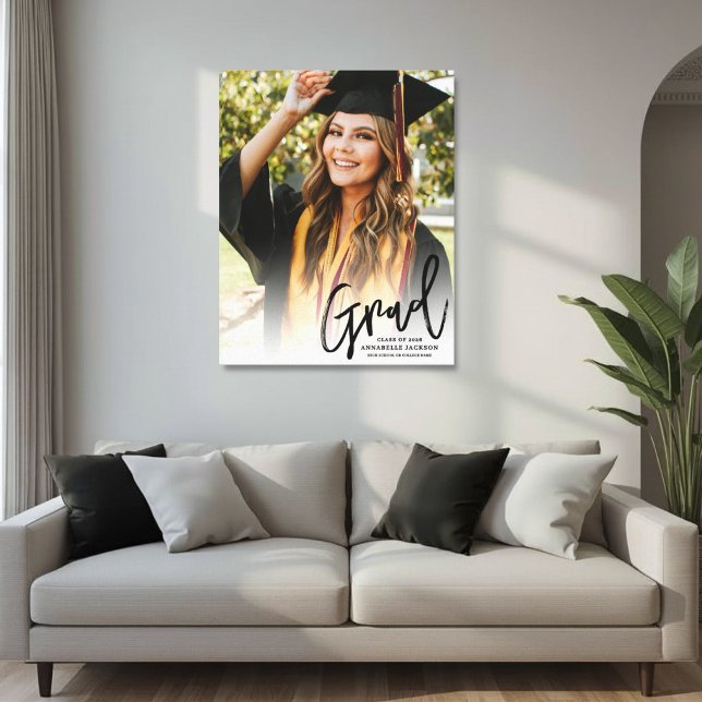 Impressão Em Tela Personalized Class of 2026 Graduation Photo (Personalized Class of 2026 Graduation Photo Canvas Print )