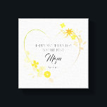 Impressão Em Tela Personalized Mom Name Mother’s Day Floral Heart<br><div class="desc">A soft floral heart design made to celebrate Mom in a meaningful way. Personalize the name to create a thoughtful and unique gift she will truly cherish. If you prefer a clean look, the name can be left blank. Perfect for Mother’s Day, this elegant and minimal style fits beautifully across...</div>