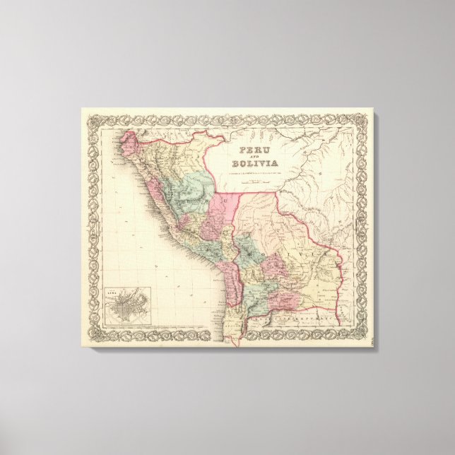 Impressão Em Tela Peru e Bolívia 2 (Frente)