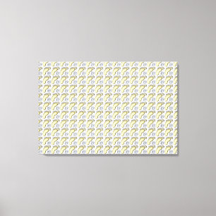 Impressão Em Tela Pés de Bebê