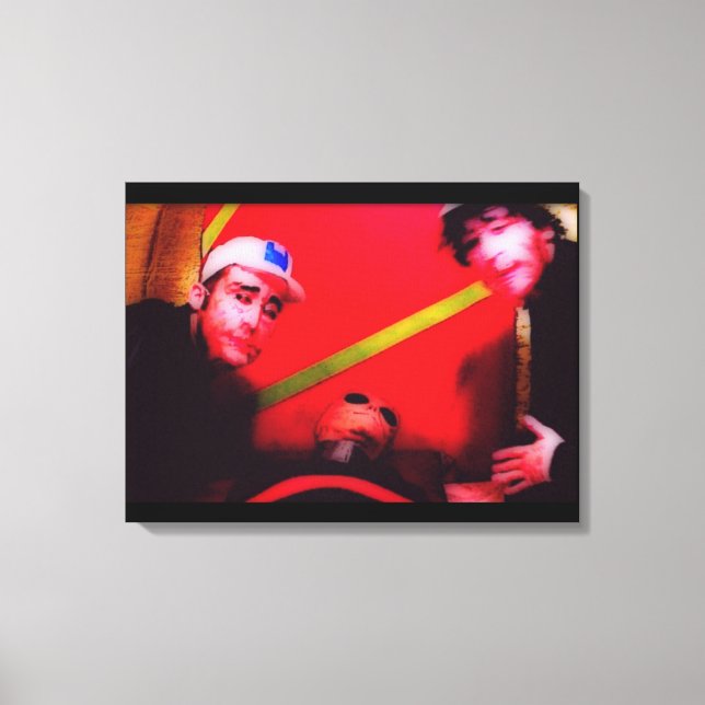 Impressão Em Tela Pesadelo de rapto de alienígena (Frente)