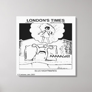 Impressão Em Tela Pesadelos de Lesma Clássico LTCartoons Comic