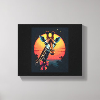 Impressão Em Tela Pescoço de Girafa Como uma Montanha-Russa Divertid