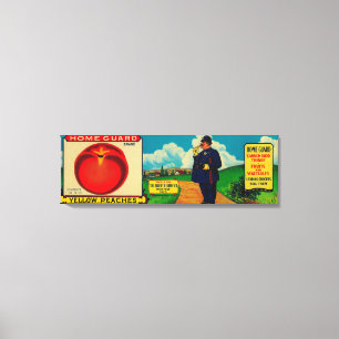 Impressão Em Tela Pêssego LabelMansfield da guarda Home, OH