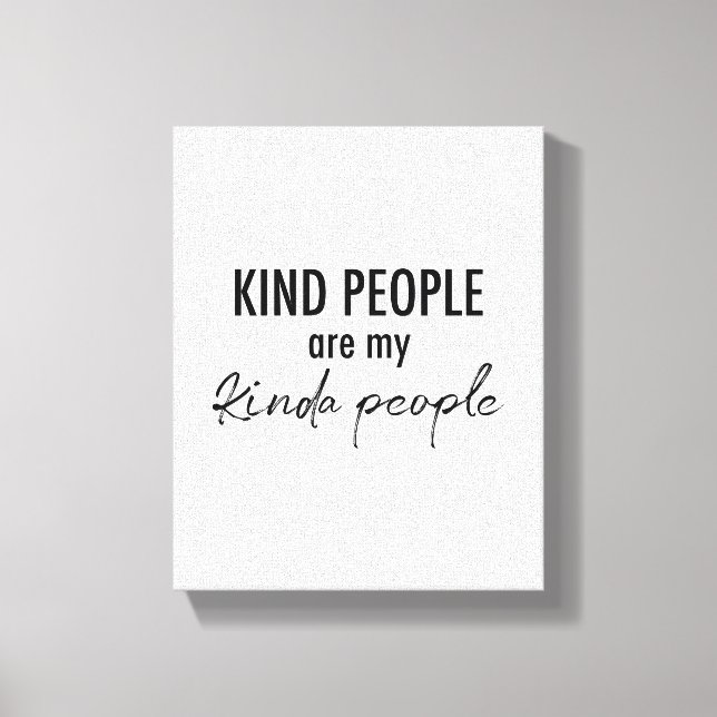 Impressão Em Tela Pessoas bonitas são minhas cotas pessoas (Frente)