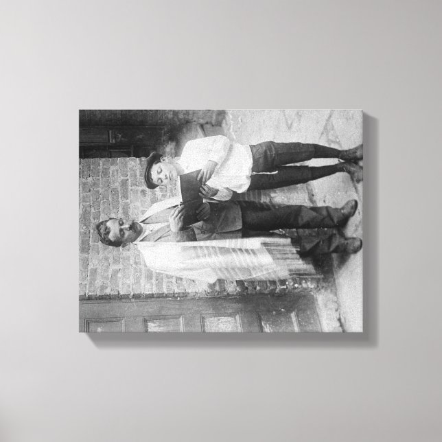 Impressão Em Tela Pessoas judaicas com Tanakh em Yom Kippur (Frente)