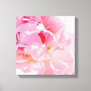 Impressão Em Tela pétalas cor-de-rosa macia