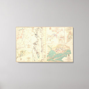 Impressão Em Tela Petersburgo cerca Bentonville Carolinas