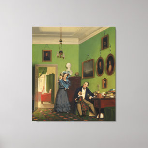 Impressão Em Tela Petersen Family Balance por Wilhelm Ferdinand Bend