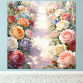 Impressão Em Tela Pfad der Rosen