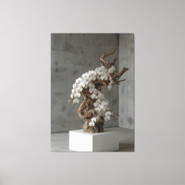 Impressão Em Tela Phalaenopsis White × Driftwood – Ascending Flow