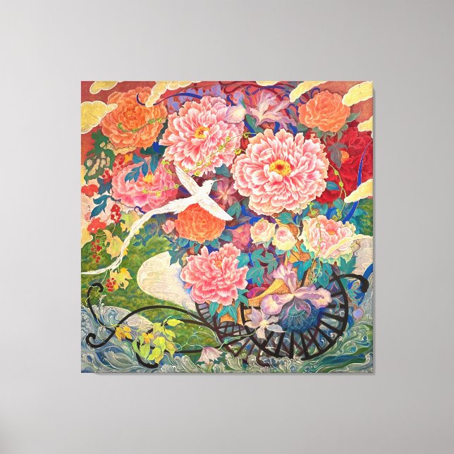 Impressão Em Tela "Phantom Flower Carriage" (Maboroshi Hanaguruma)  (Frente)