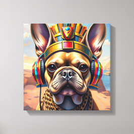 IMPRESSÃO EM TELA PHARAOH TUT-FRENCH BULLDOG 3