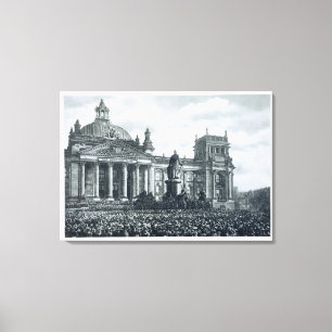 Impressão Em Tela Philipp Scheidemann (1865-1939) dá um endereço f