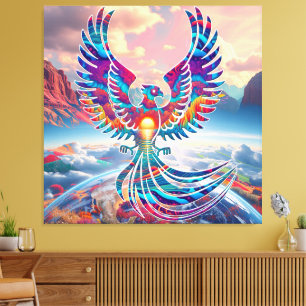 Impressão Em Tela Phoenix Sunrise