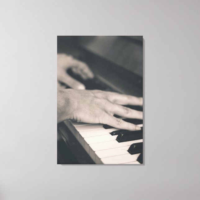 Impressão Em Tela Piano Incrível (Frente)