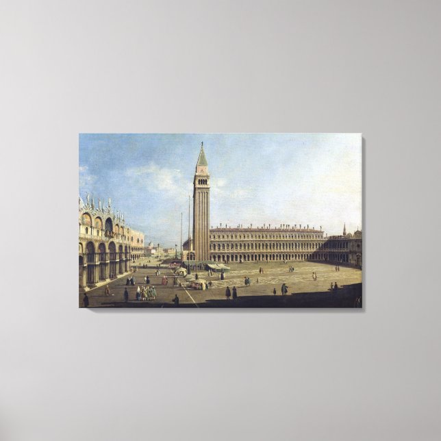 Impressão Em Tela Piazza San Marco, Veneza (Frente)