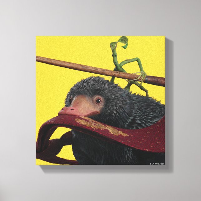 Impressão Em Tela Pickett & Teddy With Wand and Tie (Frente)