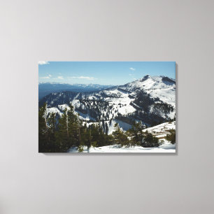 Impressão Em Tela Picos Nevados das Montanhas Grand Teton II Foto