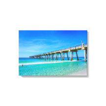 Pier da Praia de Pensacola-Fotografia Colorida por