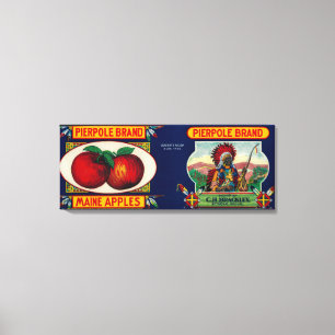Impressão Em Tela Pierpole Apple LabelStrong, ME