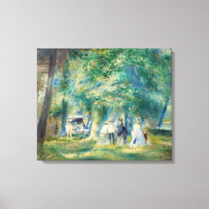 Impressão Em Tela Pierre-Auguste Renoir - A Festa em Saint-Cloud