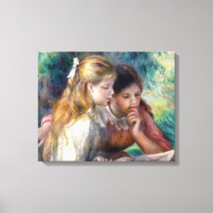 Impressão Em Tela Pierre-Auguste Renoir - A Leitura