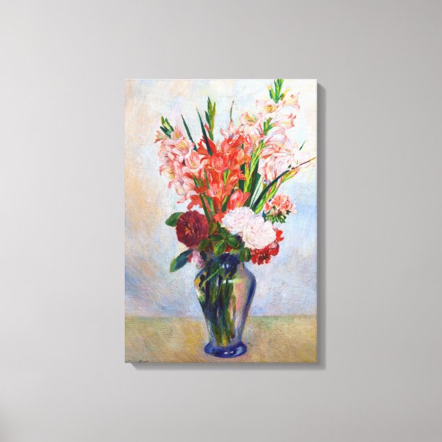 Impressão Em Tela Pierre-Auguste Renoir - Gladioli (Frente)