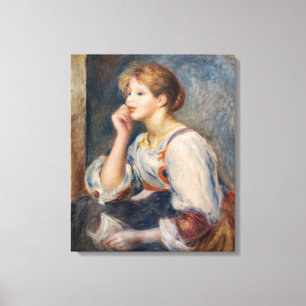 Impressão Em Tela Pierre-Auguste Renoir - Mulher com uma Carta