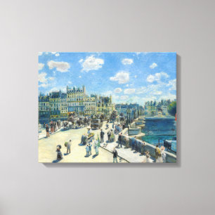 Impressão Em Tela Pierre-Auguste Renoir - Paris, Pont-Neuf