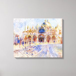 Impressão Em Tela Pierre-Auguste Renoir - Veneza, Piazza San Marco