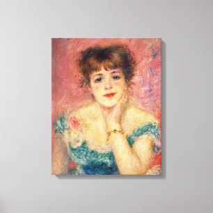 Impressão Em Tela Pierre um retrato de Renoir de Jeanne Samary