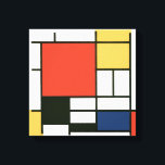 Impressão Em Tela Piet Mondrian - Composição<br><div class="desc">Piet Mondrian - Composição com vermelho,  amarelo,  azul e preto</div>