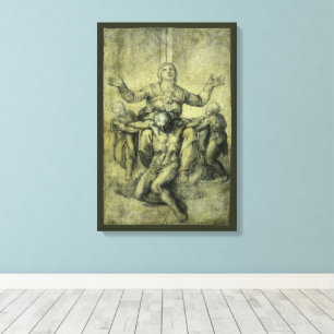 Impressão Em Tela Pietà de Michelangelo para Vittoria Colonna