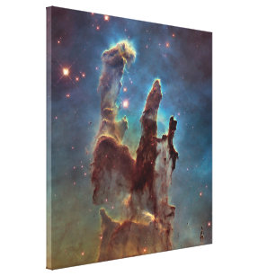 Impressão Em Tela Pilares da Criação, Espaço de Hubble da Nebulosa d