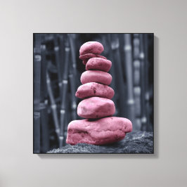 Impressão Em Tela Pilha de Pedra