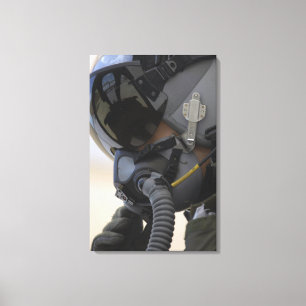 Impressão Em Tela Piloto senta-se em seu Thunderbolt II A-10